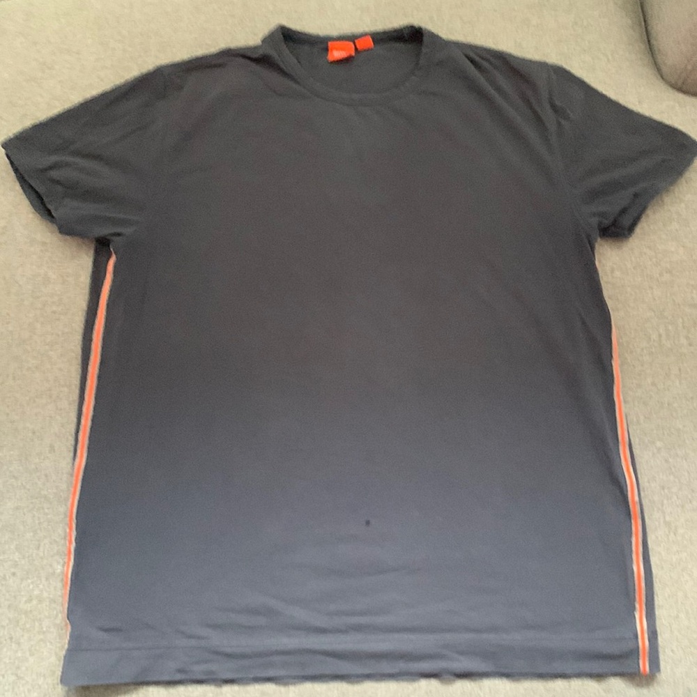 Hugo Boss Navy short-sleeve shirt